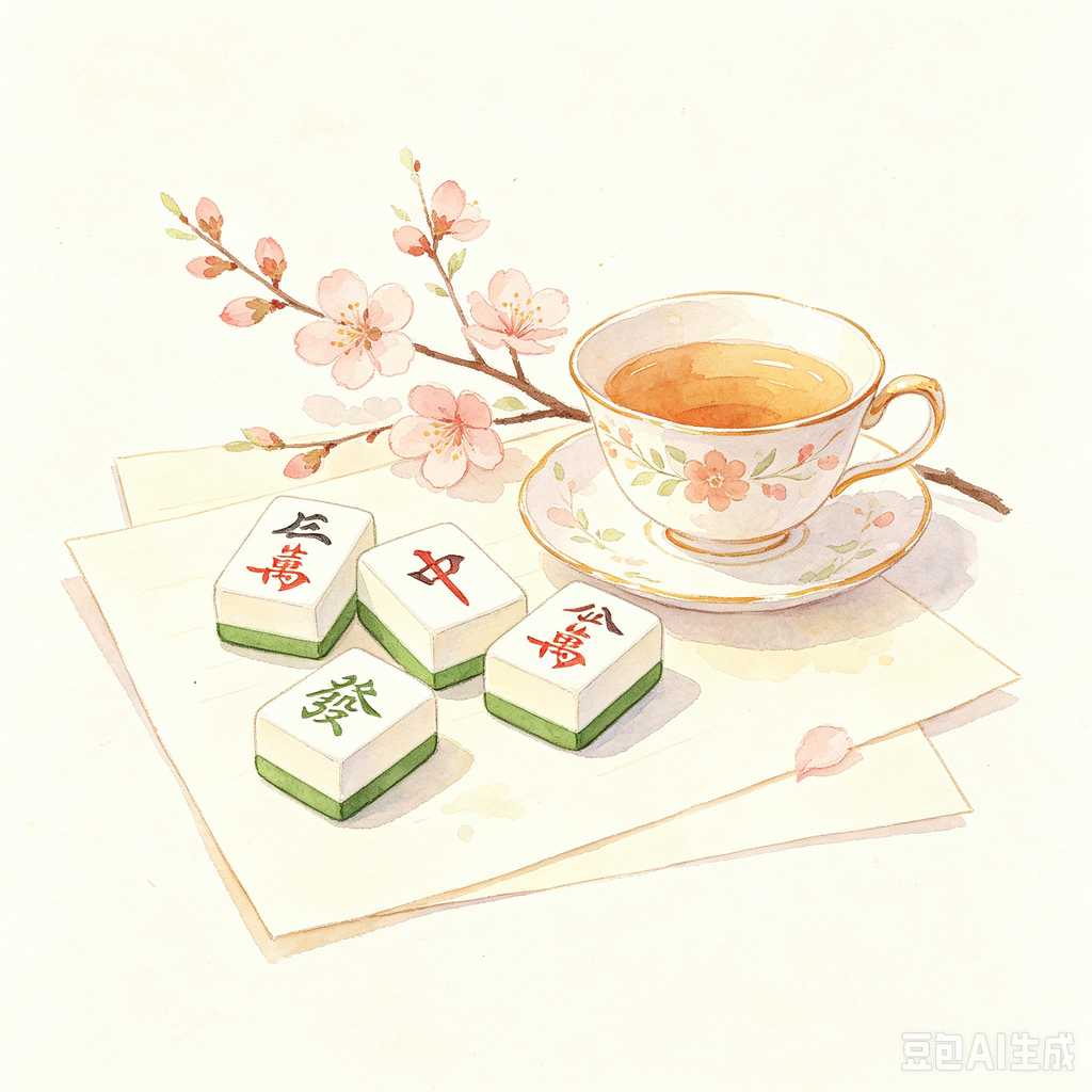 gift box packed mahjong set