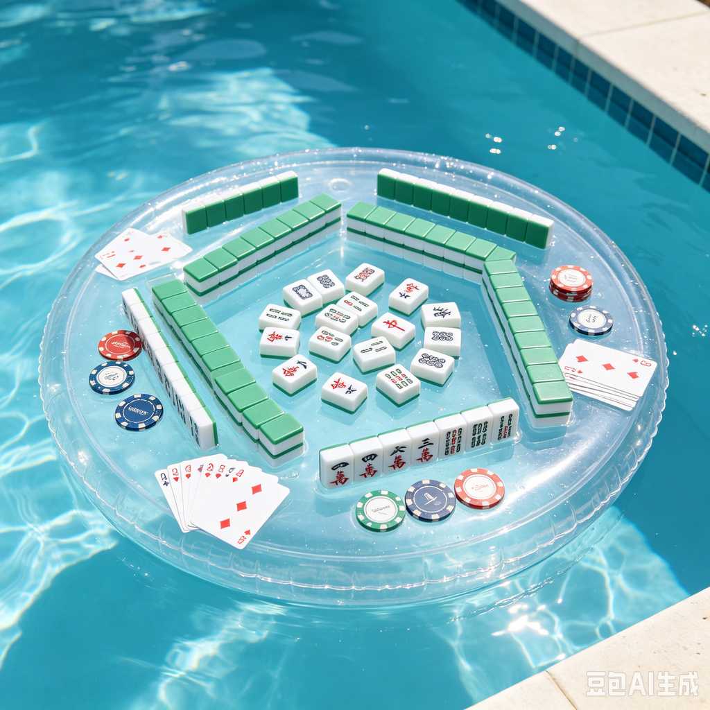 camping leisure mahjong set